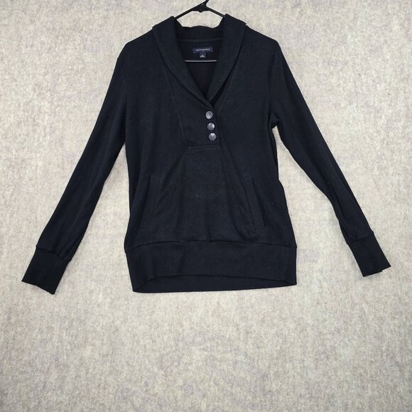 Banana Republic Womens Black Shawl Collar Sweater M - Picture 1 of 4